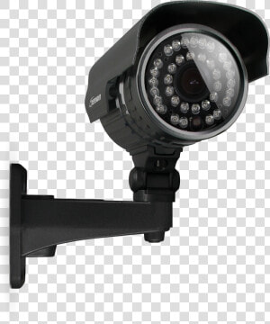 Security Cameras Black Outdoor  HD Png Download