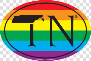 Tn Tennessee Lgbt Removable X Euro Stickers By Gcemb    Circle  HD Png Download