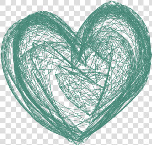  heart  brush  drawn  green  aqua  sticker   Png Green Heart Brush  Transparent Png