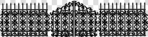 Fence  Closed  Barricade  Door  Entrance  Gate  Iron   Gate Vector Art Transparent  HD Png Download