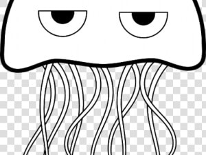 Jellyfish Coloring Png  Transparent Png