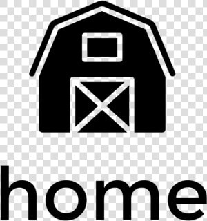 Home Logo Black   Farm House Red Farmhouse Clipart  HD Png Download