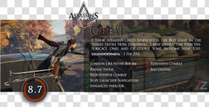 Assassins Creed Syndicate Updates V1 51hf 8dlcs Teamzantix   Kickflip  HD Png Download