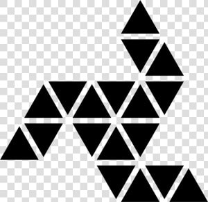 Ornamental Rotating Polygonal Shape With Three Lines   Triangles Ornament Png  Transparent Png