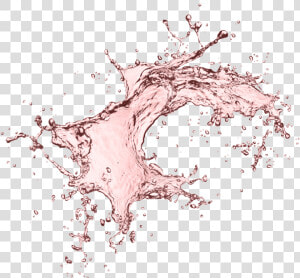 Water Splash   Png Download   Rose Gold Splash Png  Transparent Png