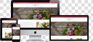 Pink Orchid Florist Website   Web Design  HD Png Download