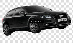 Transparent Front View Of Car Clipart   Audi A3 Black Edition  HD Png Download