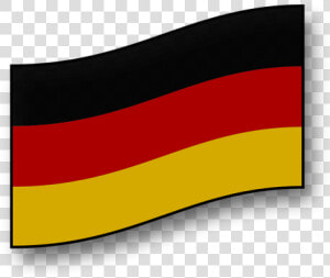 German Flag Vector Drawing   Bandera Alemana Ondeando  HD Png Download