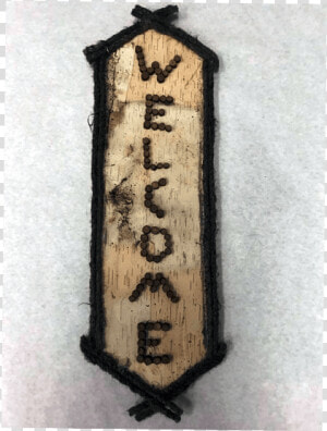 Rustic Twig Welcome Sign   Cross stitch  HD Png Download