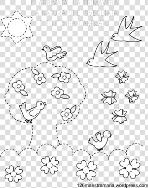 Drawing Spring Winter Season Image   Schede Didattiche Primavera Scuola Infanzia  HD Png Download