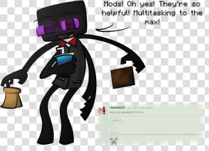 Minecraft Enderman  HD Png Download