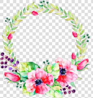 Kpop Flower Circle Frame Border Overlap Roses   Png   Friend Happy Birthday Wishes For Her  Transparent Png