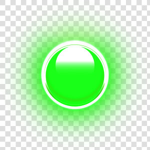 Btn Glow Green   Circle  HD Png Download