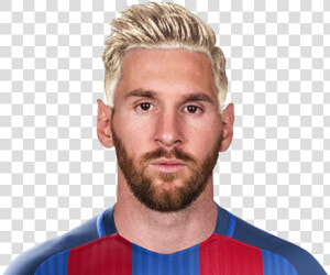 Messi Blonde Face Png   Png Download   Messi Face Png  Transparent Png