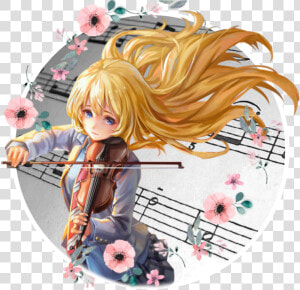  icon  music  anime  kaorimiyazono   Render Kaori  HD Png Download