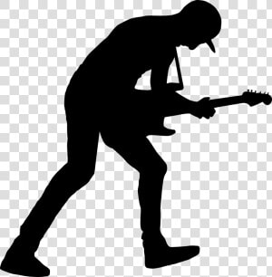 Musician Clipart Silhouette   Guitar Player Silhouette Png  Transparent Png