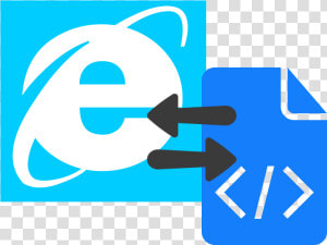 Change “view Source” Editor In Internet Explorer And   Internet Explorer White Icon  HD Png Download