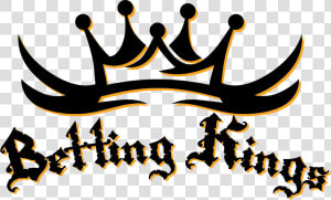 Betting Kings Logo black   King Crown  HD Png Download