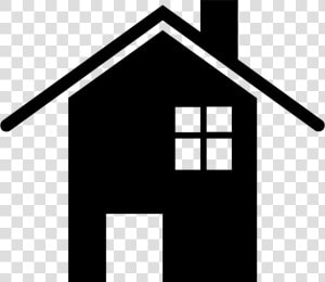 House With One Frontal Window   Clean House Vector  HD Png Download