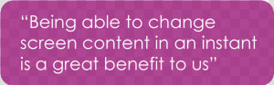 Purple Box With Text Saying Being Able To Change Screen   Parallel  HD Png Download