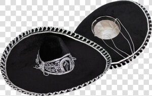 Black And Silver Charro Hat  HD Png Download