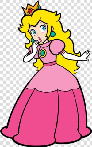 Fair Princess Toadstool Classic 2d By Joshuat1306   Princess Peach 2d  HD Png Download