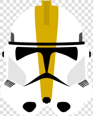 Star Clone Wars Yellow Wing Stormtrooper The   Clone Trooper Helmet Png  Transparent Png