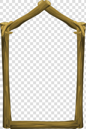 Transparent Wood Frame Clipart   Bingkai Foto Kayu Vektor  HD Png Download