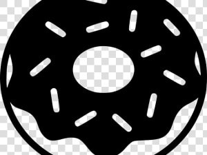 Transparent Doughnut Clipart   Donut Clipart Black And White  HD Png Download