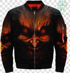 Devil  Angel Skull Over Print Jacket  tag Familyloves   Jacket  HD Png Download