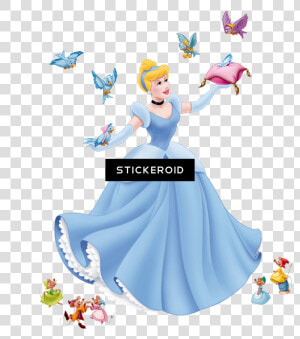 65x85cm Disney Princess Cinderella Sticker Wall Decoration   Transparent Background Cinderella Png  Png Download