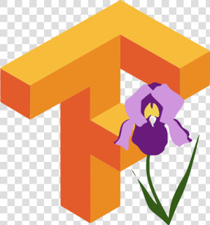 The Tensorflow Logo With An Iris Depicted In Front   Tensorflow Logo Png  Transparent Png