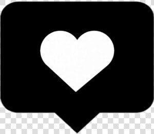  instagram  love  heart  like  black  png  box  remix   Instagram Like Black And White  Transparent Png