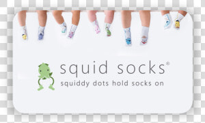 Squid Socks® Gift Card For Baby Socks   Frog  HD Png Download