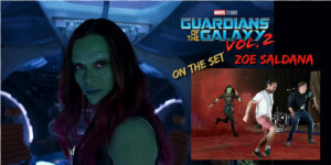 Zoe Saldana Guardians Of The Galaxy Vol   Poster  HD Png Download