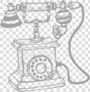 Clip Art Collection Of Free Drawing   Alexander Graham Bell Telephone Drawing  HD Png Download