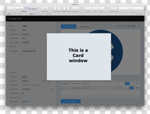 Filemaker Card Window Example  HD Png Download