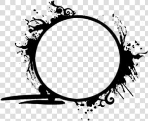 Thumb Image   Grunge Circle Frame Transparent  HD Png Download