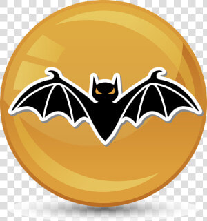 Halloween  Bat  Icon  Signet  Occultism  Magic  Round   Halloween Bat Icon Png  Transparent Png