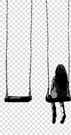  swing  girl   Girl On The Swing Png  Transparent Png