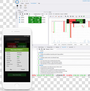 Unicoin Mobile And Pc Trader   Computer Icon  HD Png Download