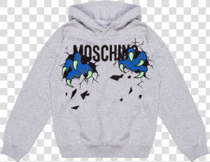 Moschino Hoodie Monster  HD Png Download