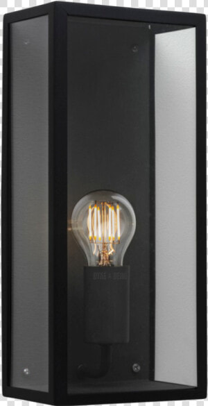 Black Rectangle Box Wall Light   Sconce  HD Png Download