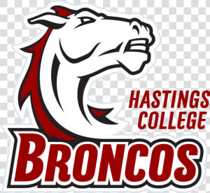 The Hastings College Broncos  HD Png Download