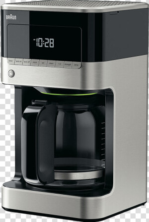 Braun Brewsense 12 cup Drip Coffee Maker   Braun Coffee Maker Clean Light  HD Png Download