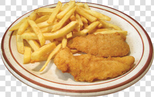 Kids Entree Chicken Tenders   Fish And Chips  HD Png Download