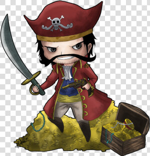 Thumb Image   One Piece Gol D Roger Chibi  HD Png Download