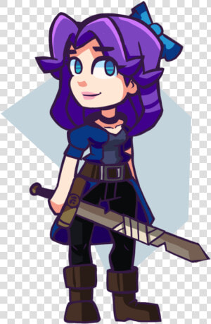 Transparent Clipart Valley   Stardew Valley Abigail Sword  HD Png Download