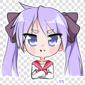  lucky Star  kagami  hiiragi Kagami   Cartoon  HD Png Download