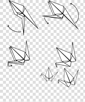 Transparent Paper Crane Png   Origami  Png Download